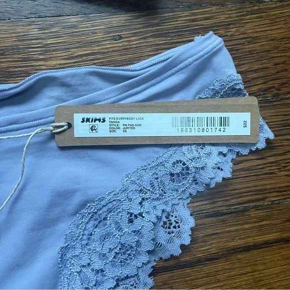 NWT SKIMS FITS EVERYBODY LACE SCOOP BRALETTE & PANTIES | JUPITER - Picture 2 of 4